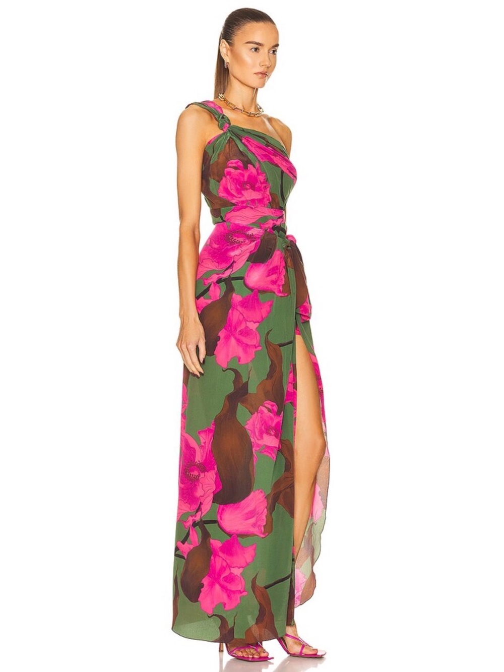 Johanna Ortiz San Basilio 100% Silk Convertible Dress And Coverup - Picture 2 of 16